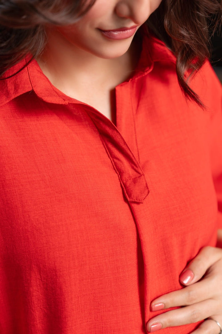 Oversized Collar Top - Preggies