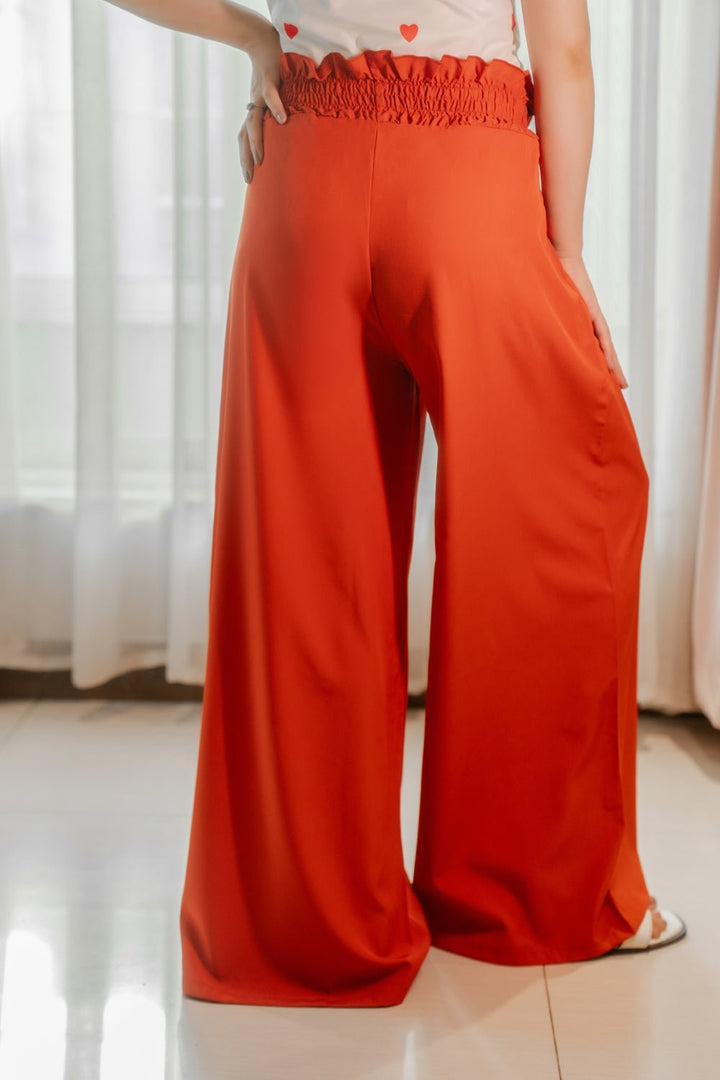 Wide Legged (Rust) Trouser - Preggies